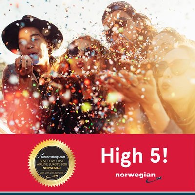 Norwegian - Best Low Cost 2018