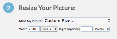 Custom size