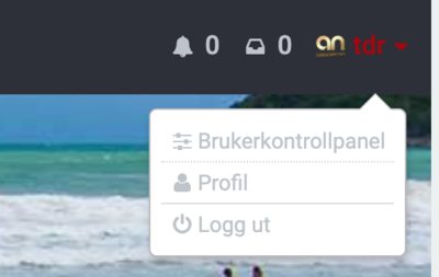 Brukerkontrollpanel