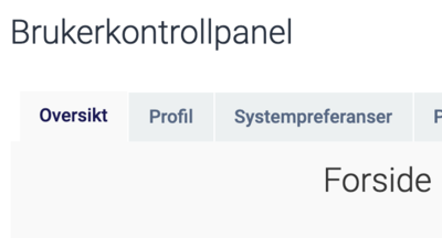 Systempreferanser
